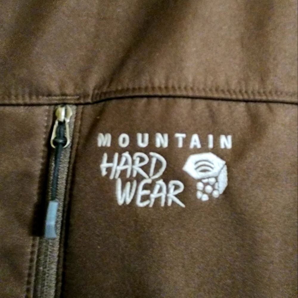 Mountain Hardwear Mens L Brown Jacket